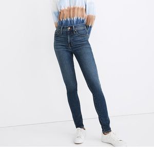 10" High-Rise Skinny Jeans in Cordell Wash: Heatrich Denim Edition